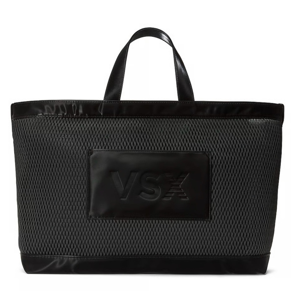 VSX Black Mesh Tote with Logo